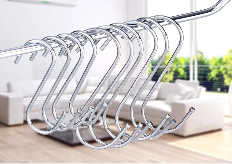 Multifunctional S Shaped Stainless Steel Metal Hooks S Shaped Ornament