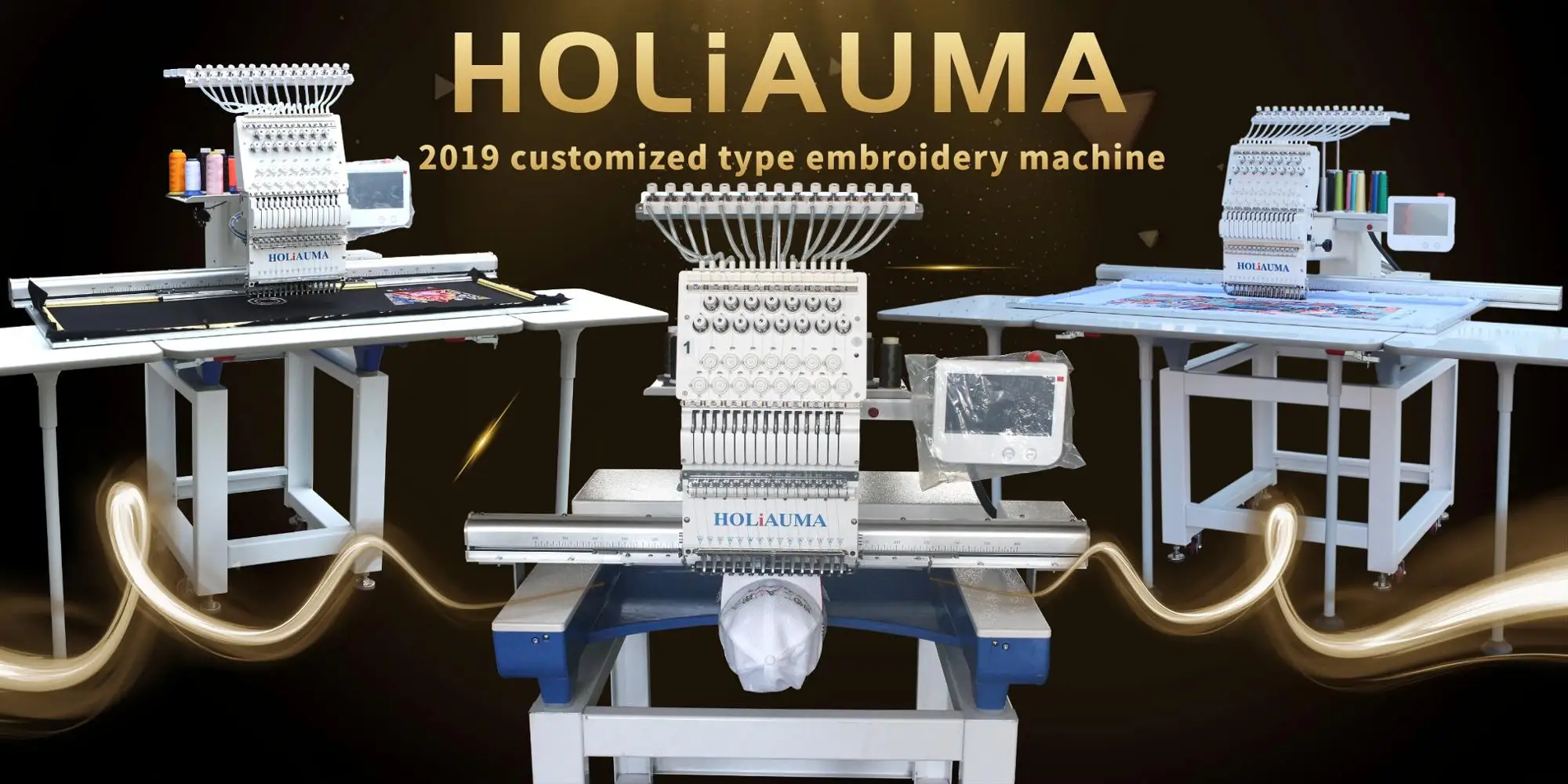 HOLiAUMA single head large size for Butterfly as same with toyota swf computer embroidery machine prices used in family