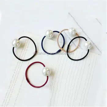 Designer Elastic Hair Ties Thins Bobble Charm Custom Elastic Hair
