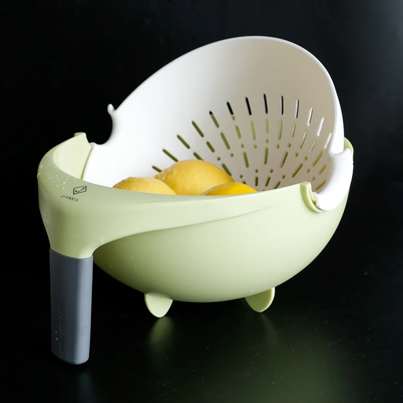 New Product Minimalist Style Vegetable Fruit Washing Drain Basket Kitchen Plastic Drain Basket