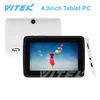New Dual Core touch panel android single camera 4.3 inch tablet
