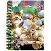 3d lenticular note book any design lovely cat