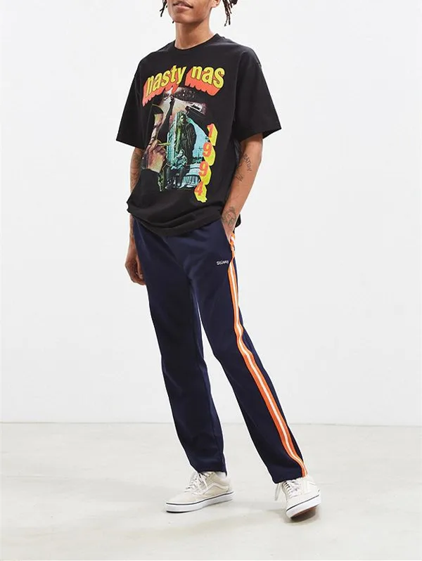
Hot sale custom slim fit graphic t shirt for men 