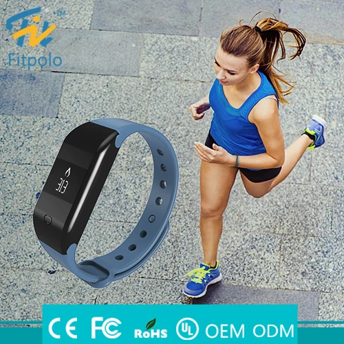

Fitpolo heart rate monitor smart bracelet bluetooth fitness tracker bracelet smart wristband, All colors are available