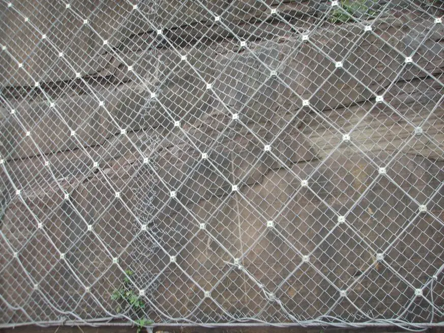 Steel Wire Rope Mesh Slope Protection Network - Buy Slope Protection ...