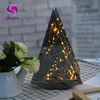 2017 New LED Christmas Festival Lantern Glass House, Tower Shaped Copper Wire Decoration Lamp Series