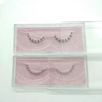 

wholesale hade made strip lower eyelashes Professional lengthening naturally long lasting stick on bottom fake eyelashes