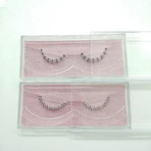 wholesale hade made strip lower eyelashes Professional lengthening naturally long lasting stick on bottom fake eyelashes 2