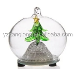 Angel Figurine Hand Blown Glass Christmas Tree Ornament 