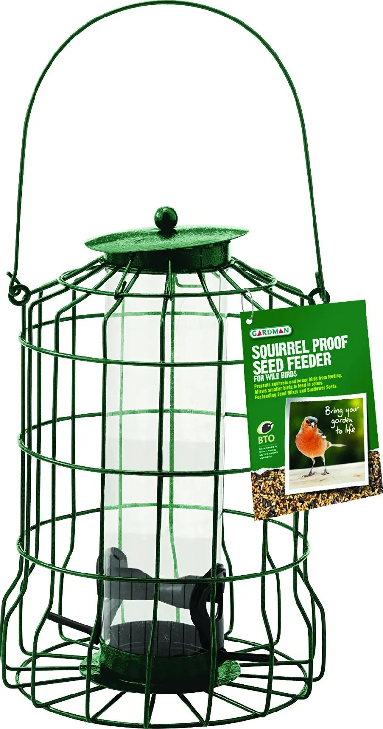 Buy Gardman Ba01620 Squirrel Proof Seed Bird Feeder 6 89 Wide X