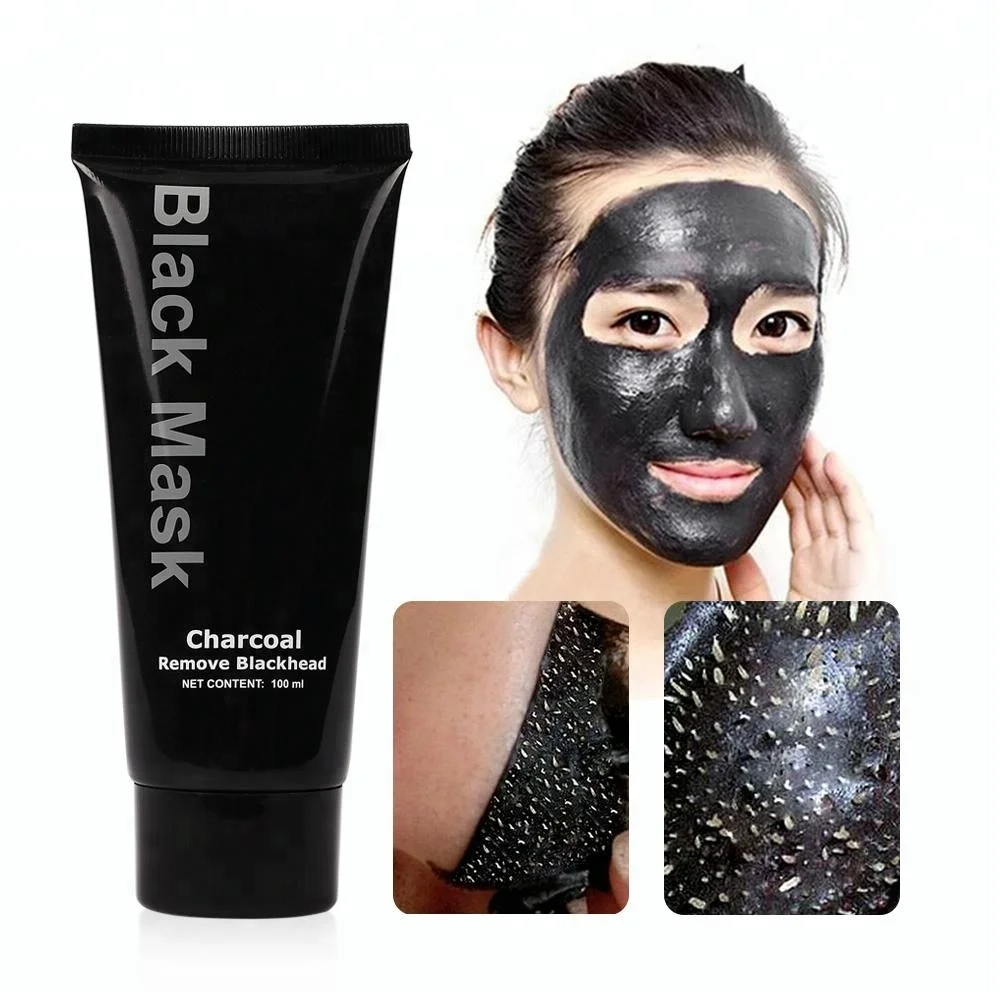 

2019 Organic Face Mask Skin Care Products Deep Cleansing Facial Blackhead Remover Activated Charcoal Mask Peel Off Black Mask