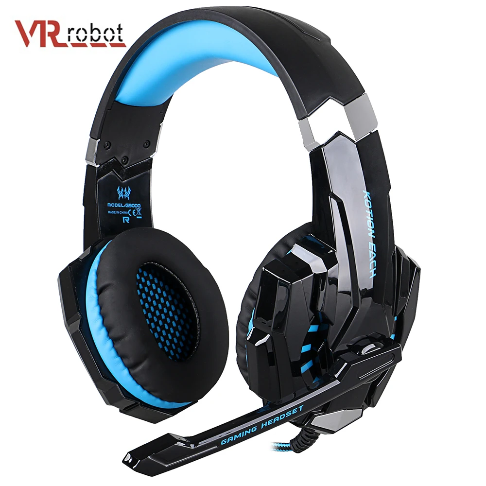 

EACH G9000 3.5mm Gaming Headset with LED Light for Laptop Tablet