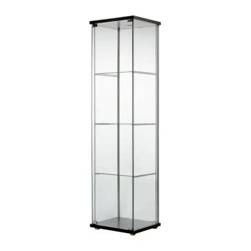 Glass Duty Cabinet Lock Hinged Glass Display Cabinets New for IKEA DETOLF Argos