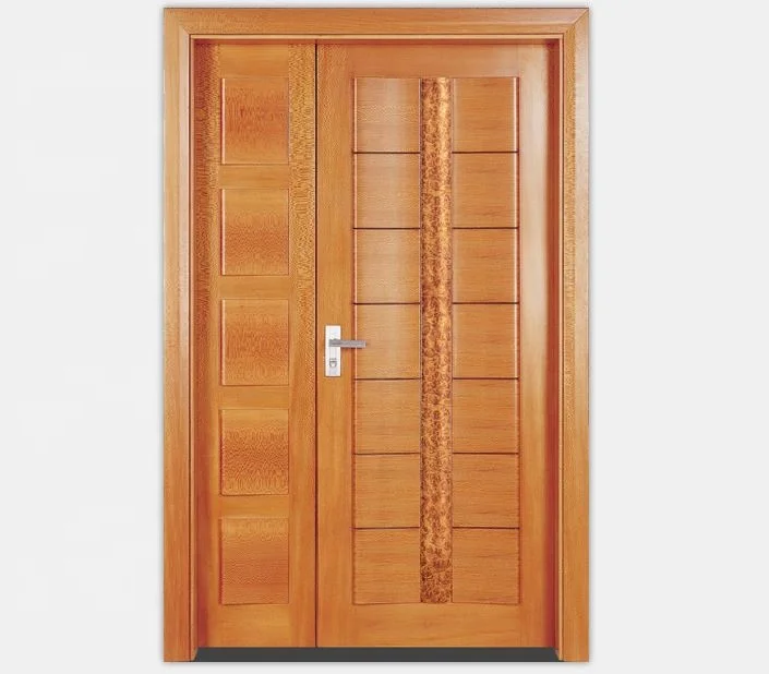 Неравный двойной Современная квартира входные двери деревянные