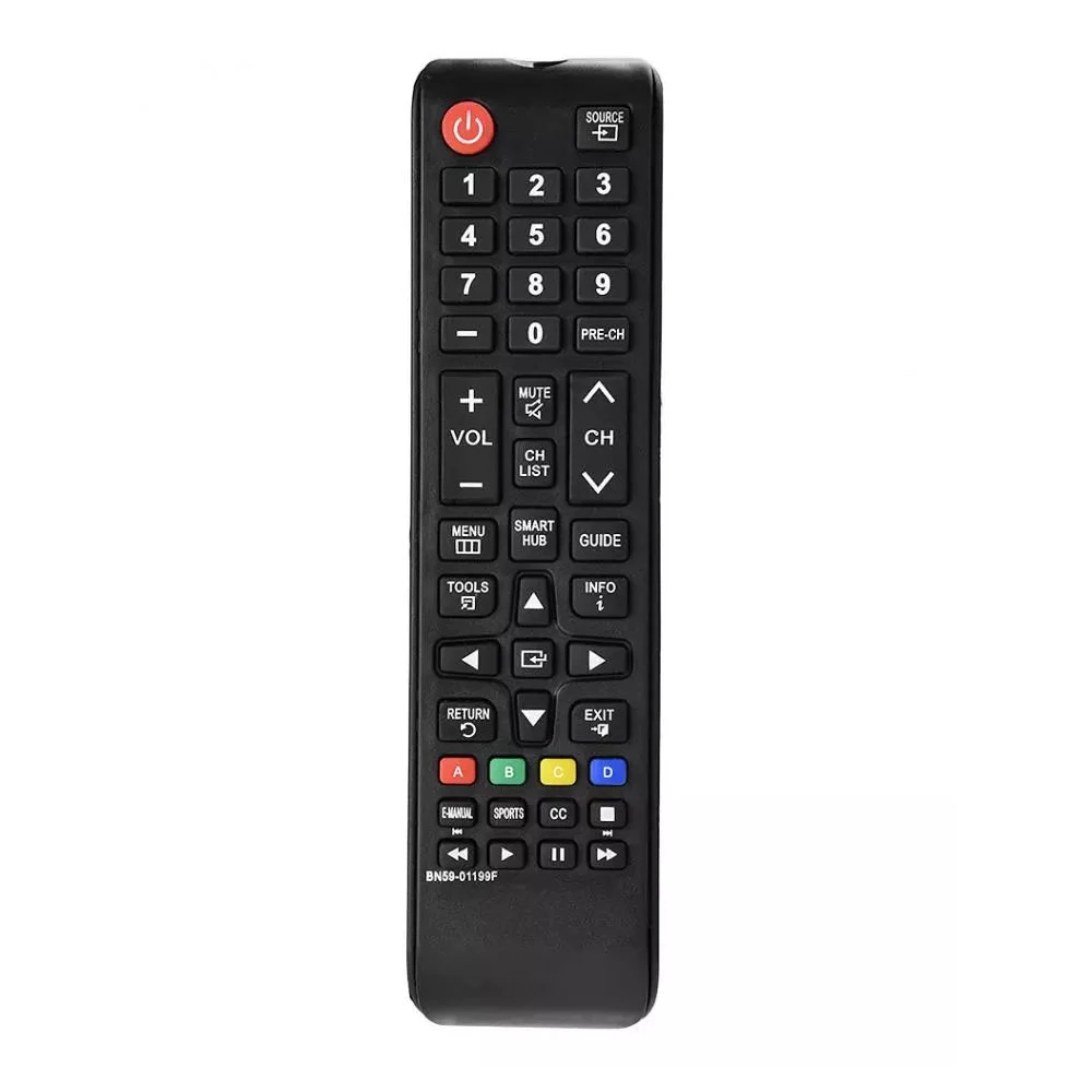 

Universal BN59-01199F LED Smart TV Remote Control Replacement For Samsung TV Accessories with smart hub button, Black