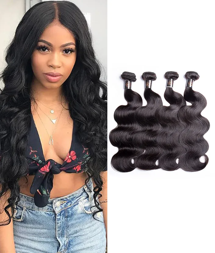 

Sunlight Human Hair 3 Bundles Malaysian Body Wave Hair With lace Frontal 13x6 hair wraps for bundles