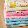 Custom printed fashion and Lovely pattern baby bed sheets 100% cotton fabric