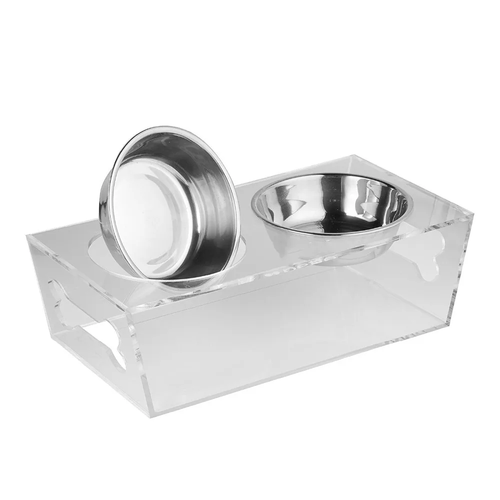 acrylic dog bowl
