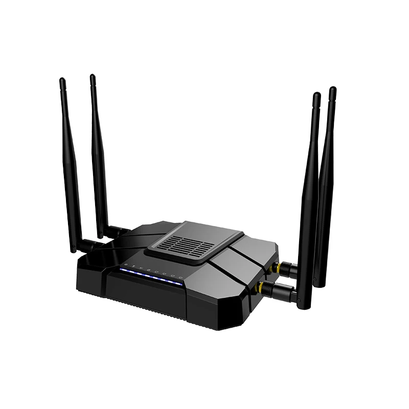 

New product mt7621 ac openwrt 4g router with external antenna, Black/white
