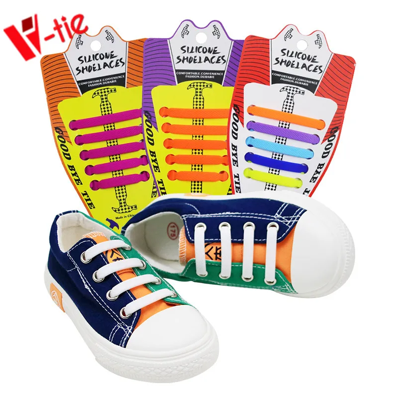 

No Tie Best in Sports Fan Silicone Shoelace For Kid Sport Sneaker, 13 colors