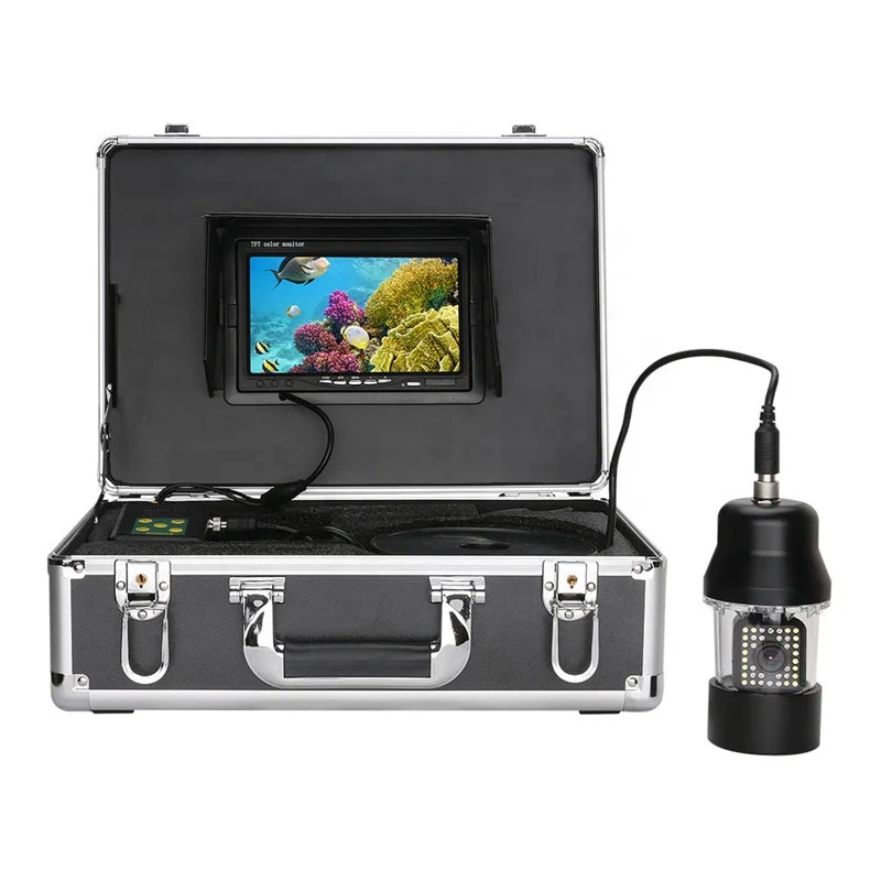 

7 Inch 20m 50m 100m Underwater Fishing Video Camera Fish Finder 360 Degree Rotating Camera Fish Finder