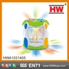 Kids play fountain musical electric music drum with light