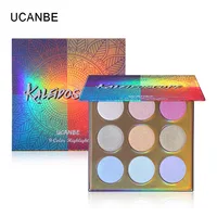 

UCANBE Highlighting Brighten 9 colors Shimmer Eye Shadow Palette