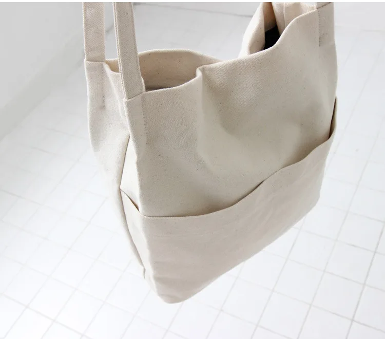 

Customizable shopping small canvas tote bag, Customized color
