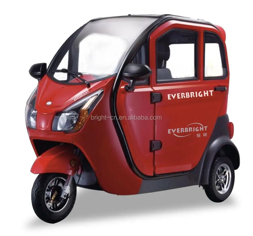 electric passenger closed tricycle