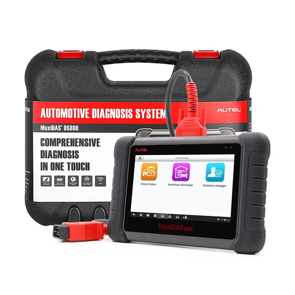 

Autel MAXIDAS DS808 ECU Programmer Scanner update Online Autel DS808 Support Multi-languages