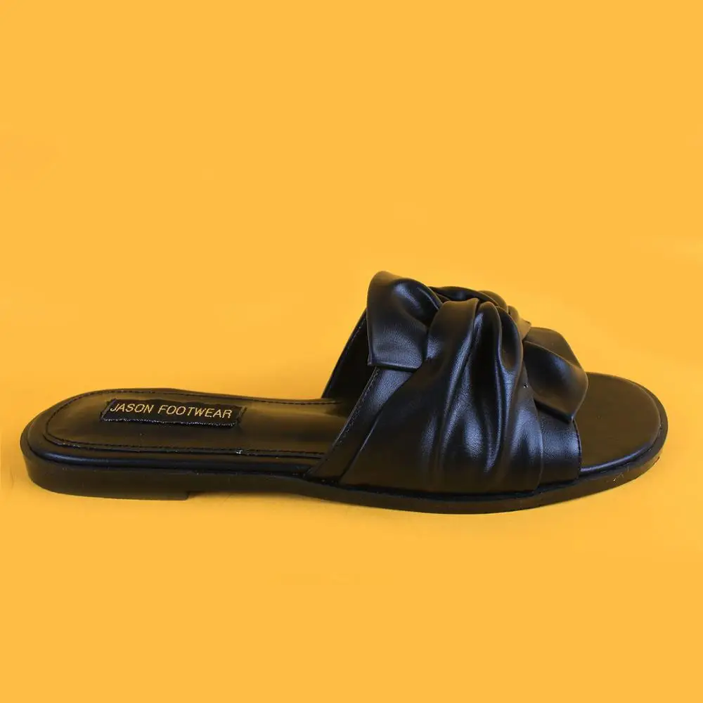 Women's Black Hard Sole Washable Flats Sandals For Lady - Buy Shoe Sandals,Washable Sandals 