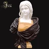Elegant shape marble statue hand carved female stone bust