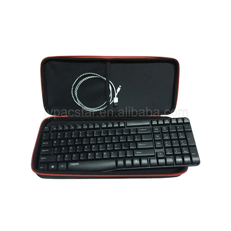 

Wholesale empty eva cases for storage keyboard case with zip