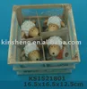 ceramic sheep easter decoration