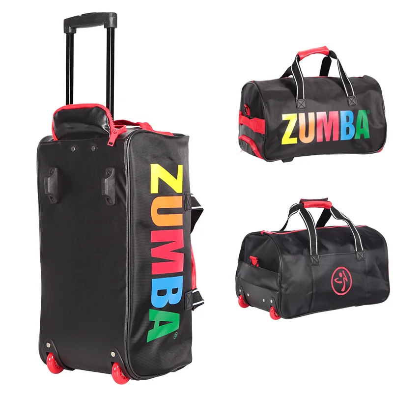 

Fashion Design Custom Logo Large Capacity Urban Sport Travel Bags Luggage Trolley Duffel Bag, Black