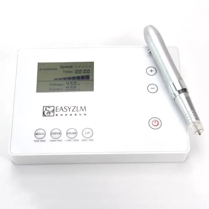

LCD Digital permanent makeup tattoo machine, Silver