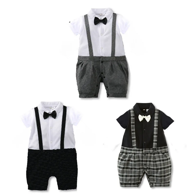 

Baby jumpsuits clothes straps climbing clothing kids clothes boys gentleman cotton rompers, Picture