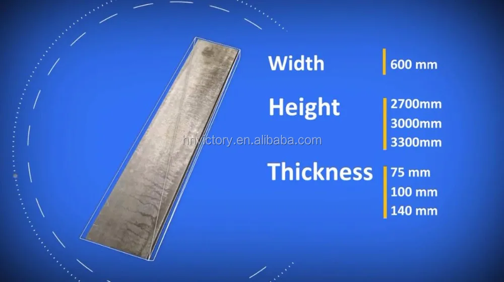 concrete wall panel installation machine/wall board installation