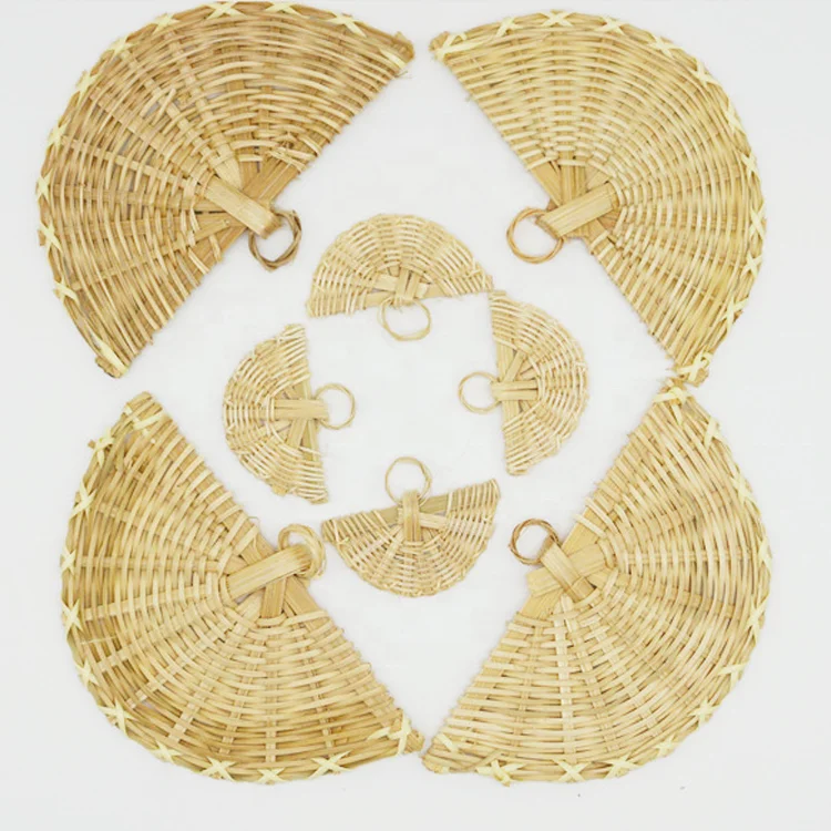 

Wholesale Unfinished Fashion Jewelry Parts Rattan Accessories for Earrings Keychain
