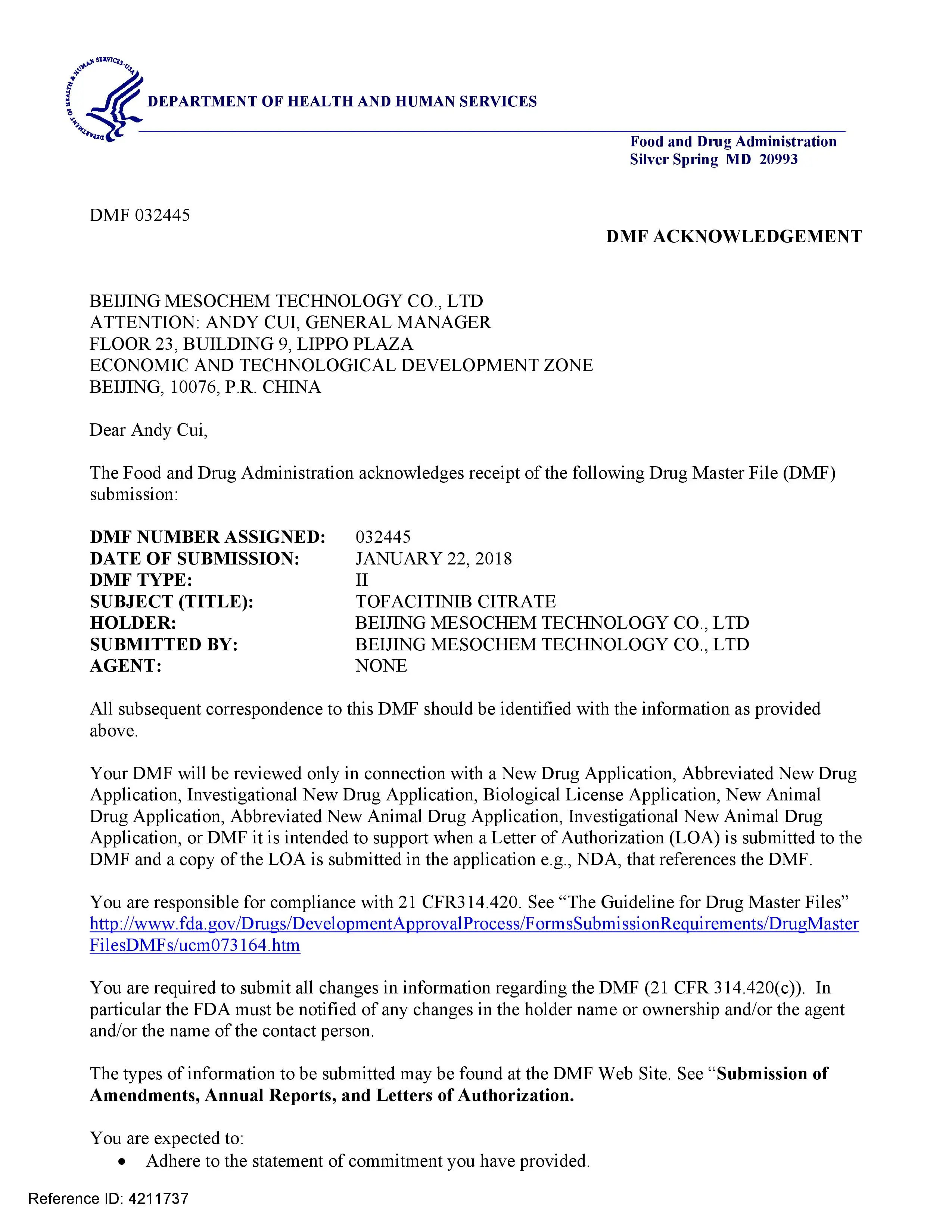 Tofacitinib Citrate DMF.jpg