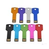 Metal Key 128GB USB 2.0 Flash Drives Blank Media Flash Memory Stick for Computer Laptop Tablet Thumb Storage Pen Drives
