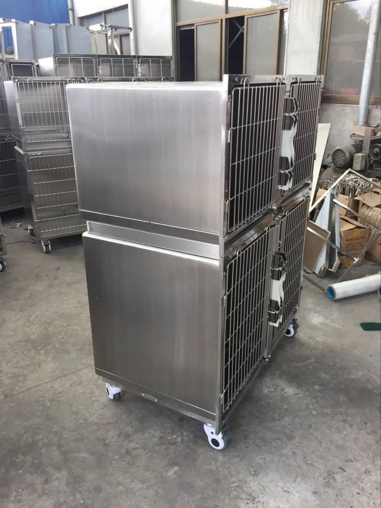 Dog cage stainless steel for sale pet cage veterinary