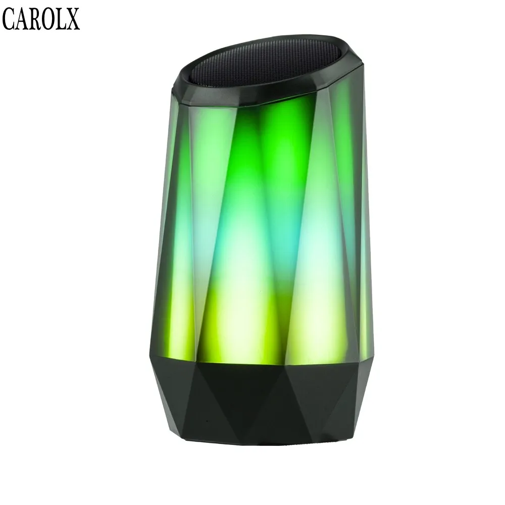 

Portable Wireless Bluetooth Speaker Touch Control Color LED Themes Bedside Table Lamp, Black