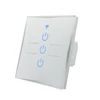 Smart home automation system bathroom waterproof light switches glass touch eu lighting switch