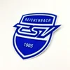 Factory Price Custom Printed 3D Sports Team Club Logo Flocking Heat Transfer Patches for Jackets