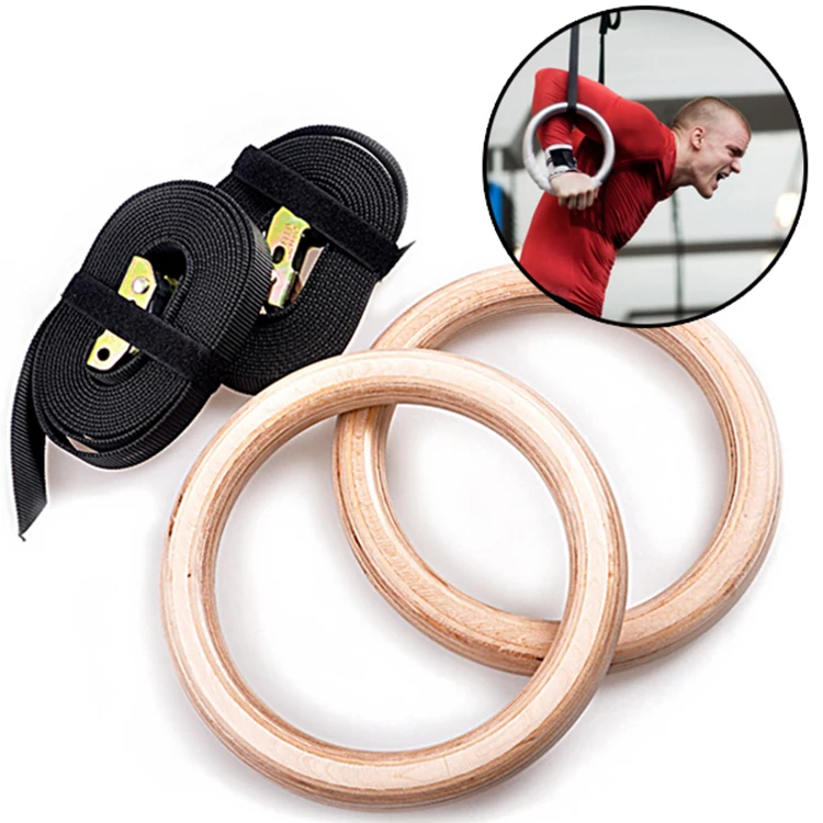 Strength Training Fitness Rings 28mm Wooden Gymnastic Rings Buy