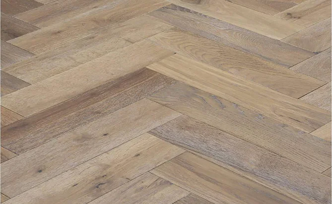 120mm Width Natural Oiled Unfinished Customerized Solid Chevron parquet Wood Flooring European Oak