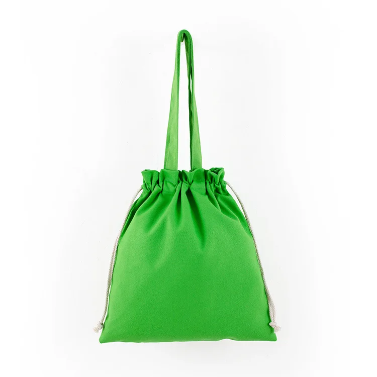 calico drawstring bolsas