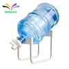 Counter metal tube 5 gallon bottled water stand with filter