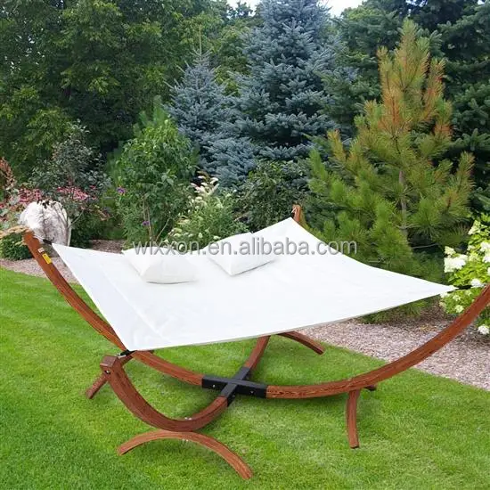 
Square Wooden Canopy Hammock Stand 